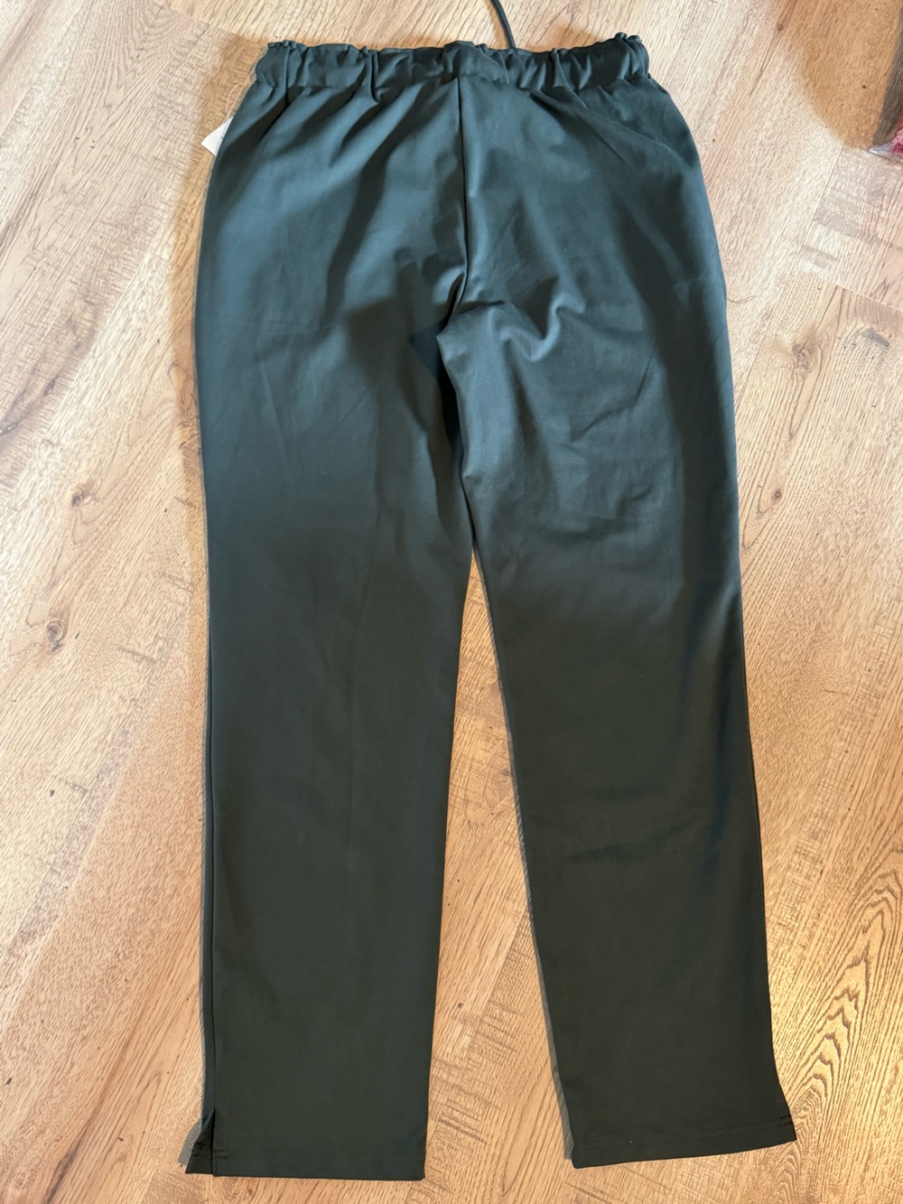 Joie Elastic Waist Lounge Athleisure Pants Dark Green Size M NWT - Picture 8 of 9